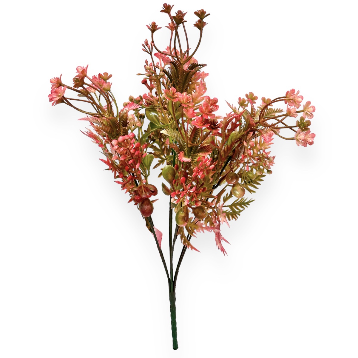 Buchet 7 Fire Artificiale Coleonema si Kalanchoe Corai